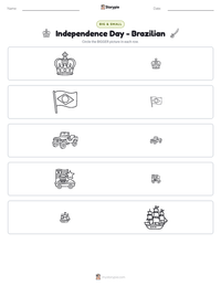 Independence Day - Brazilian printable worksheet preview
