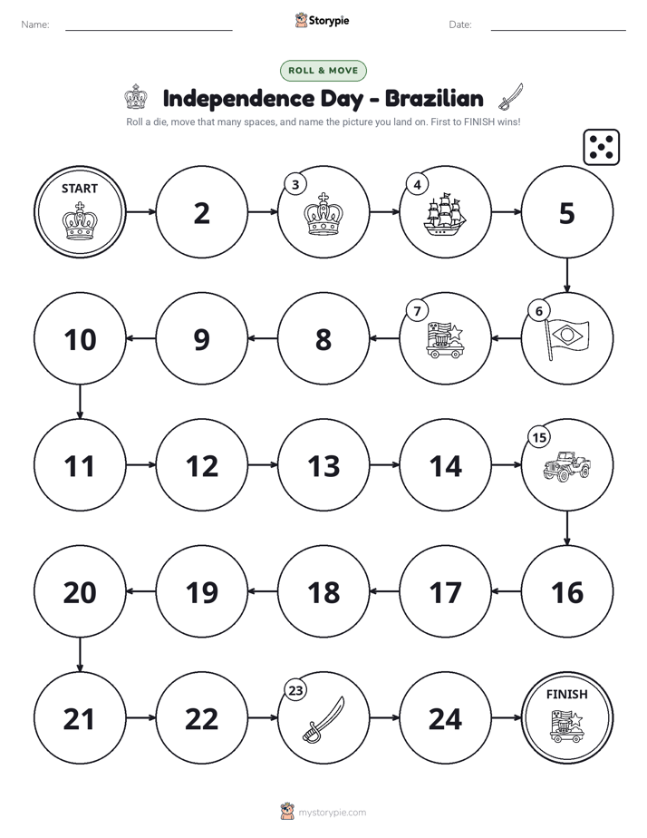 Roll & Move Game