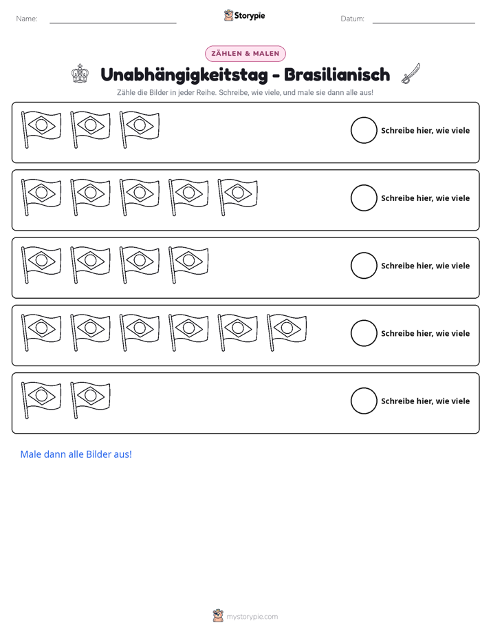 Zählen & Ausmalen
