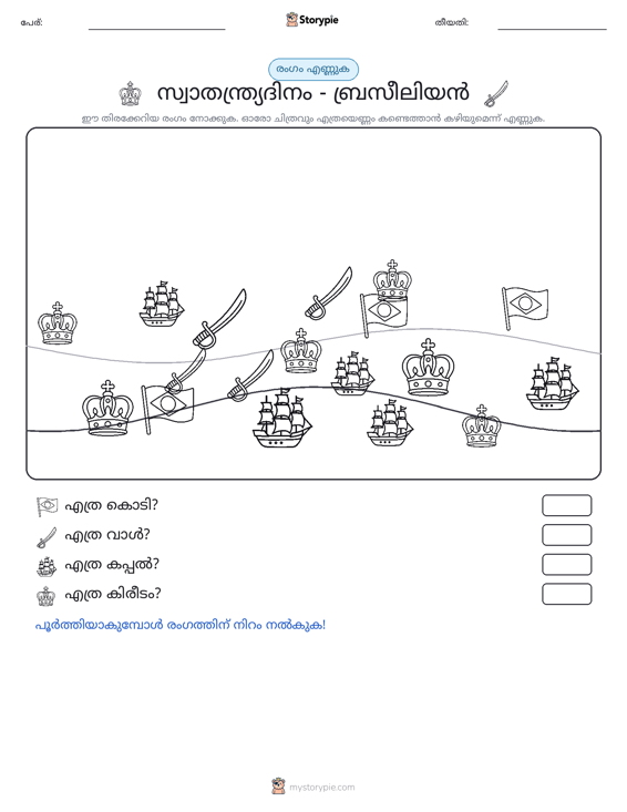 എണ്ണുന്ന ദൃശ്യങ്ങൾ