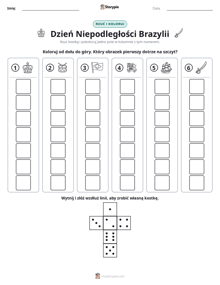 Rzuć i koloruj