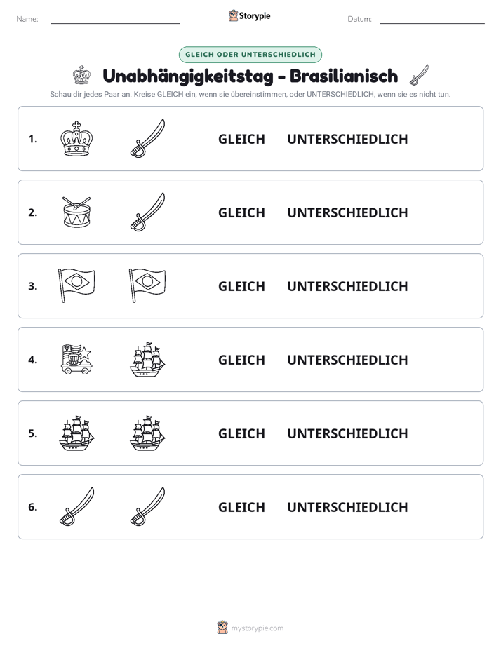 Gleich oder Anders