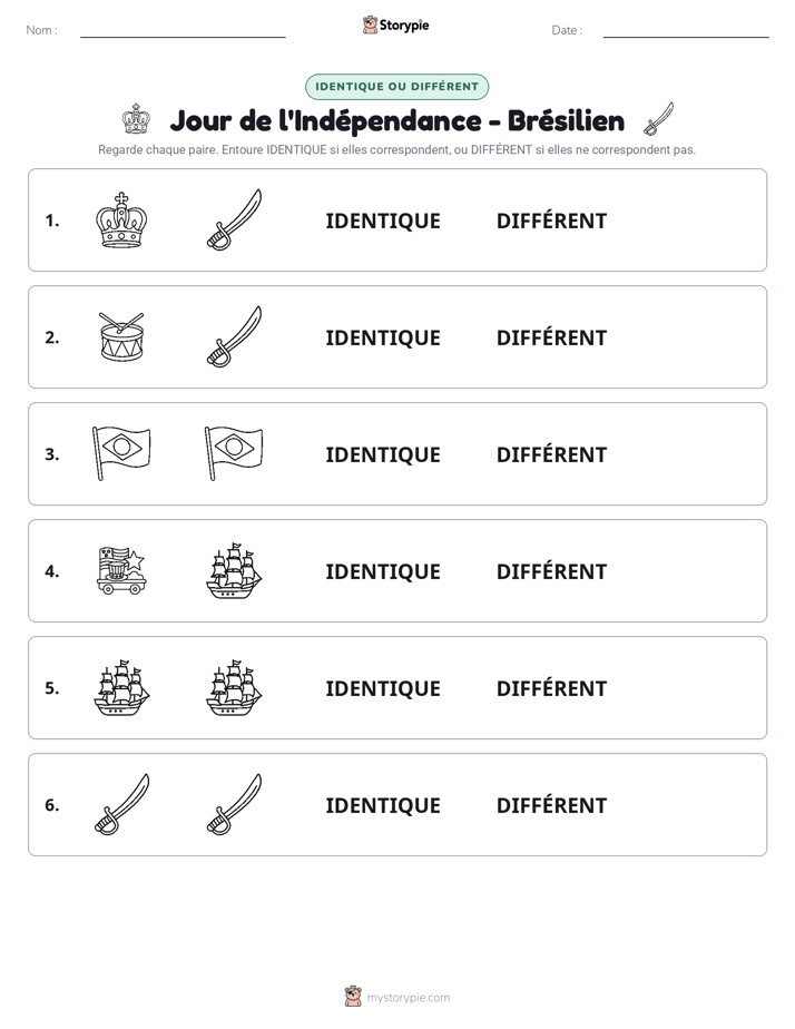 Identique ou Différent