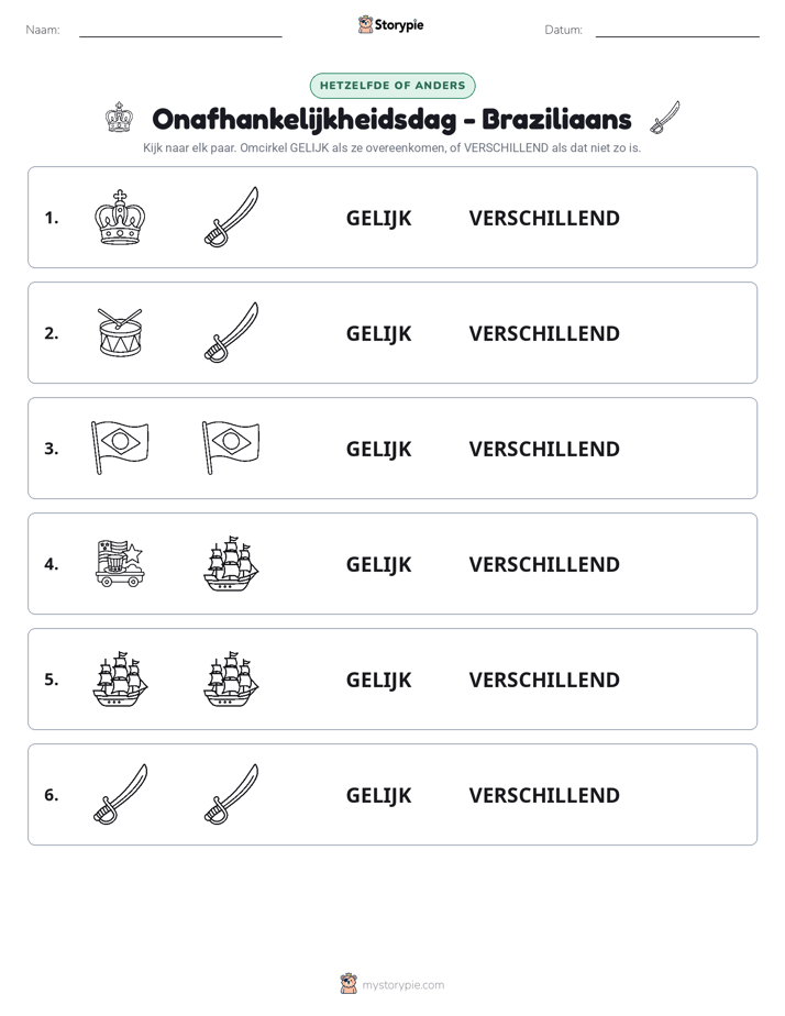 Zelfde of Verschillend
