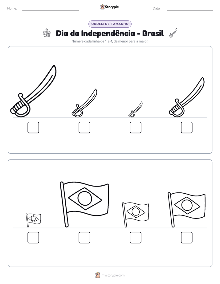 Ordem de Tamanho