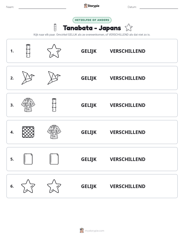 Zelfde of Verschillend