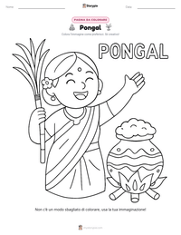 Anteprima della scheda stampabile di Pongal