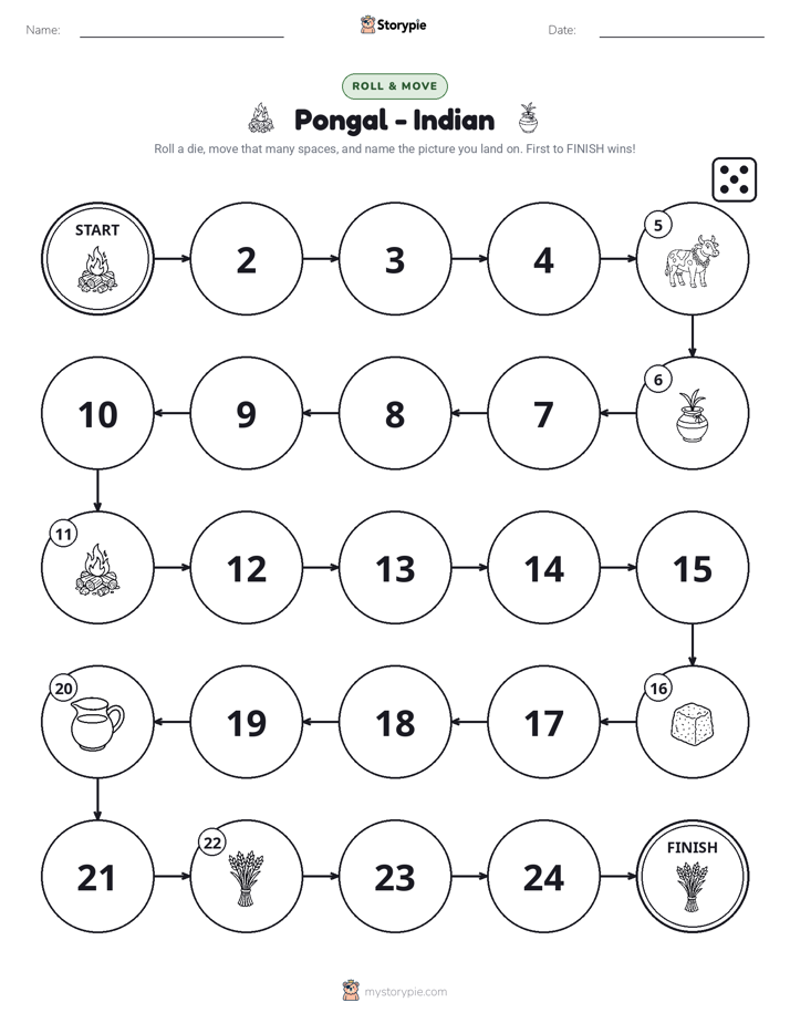 Roll & Move Game