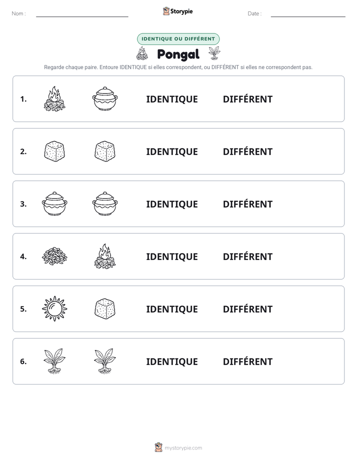 Identique ou Différent