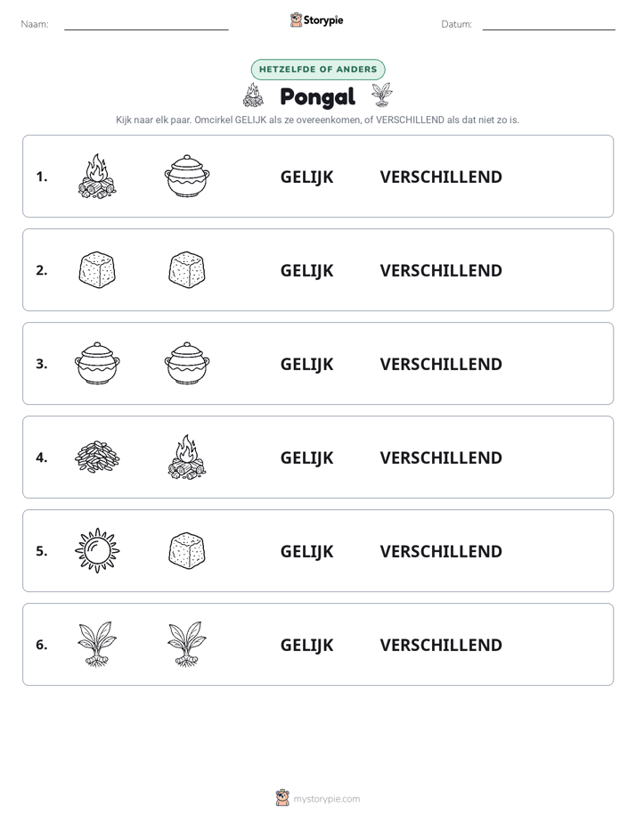 Zelfde of Verschillend