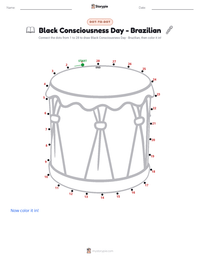 Black Consciousness Day - Brazilian printable worksheet preview
