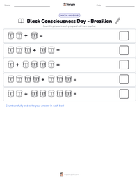 Black Consciousness Day - Brazilian printable worksheet preview