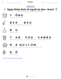 Xem trước tài liệu in sẵn Ngày Nhận thức về người da đen - Brazil