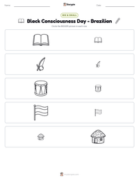 Black Consciousness Day - Brazilian printable worksheet preview