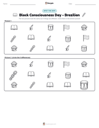 Black Consciousness Day - Brazilian printable worksheet preview