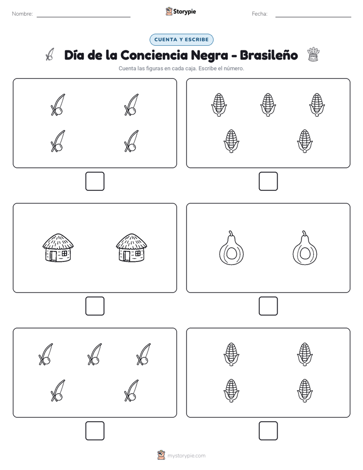 Cuenta y Escribe