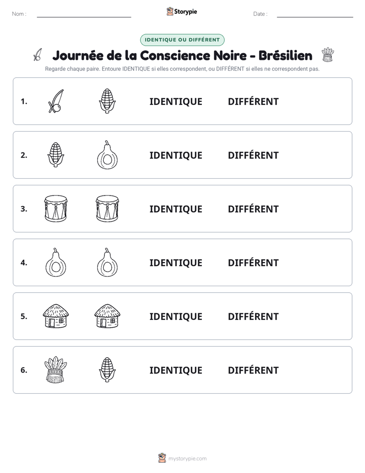 Identique ou Différent