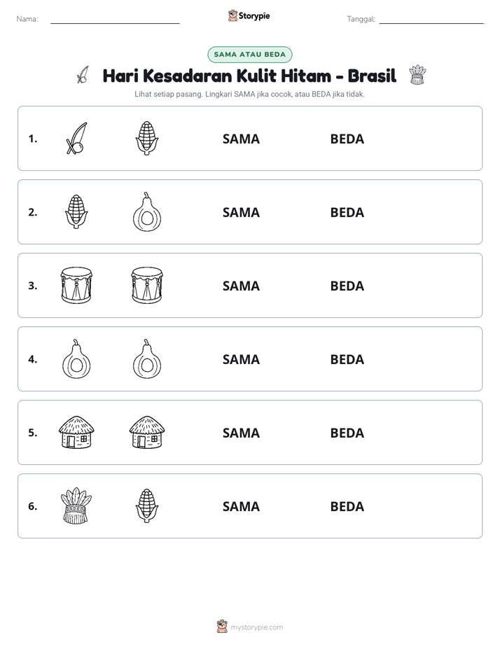 Sama atau Berbeda
