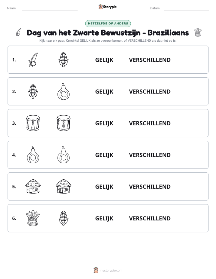 Zelfde of Verschillend