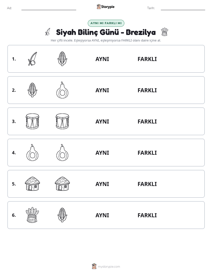 Aynı mı Farklı mı