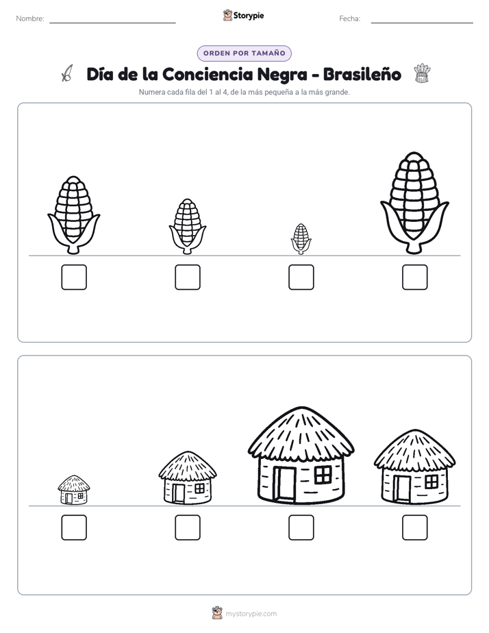 Orden de Tamaños