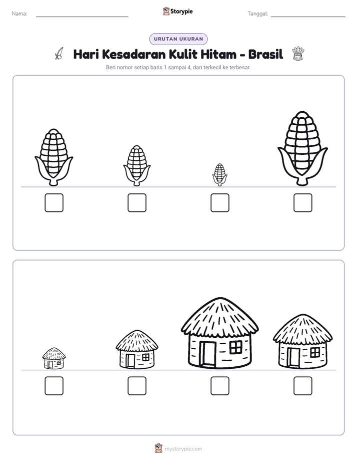 Urutan Ukuran