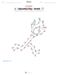 Liberation Day - Dutch printable worksheet preview