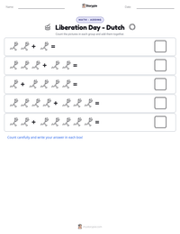 Liberation Day - Dutch printable worksheet preview