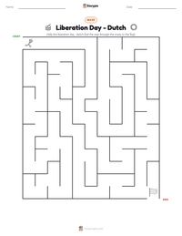 Liberation Day - Dutch printable worksheet preview
