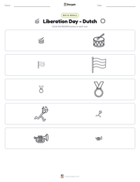 Liberation Day - Dutch printable worksheet preview