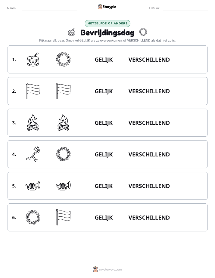 Zelfde of Verschillend