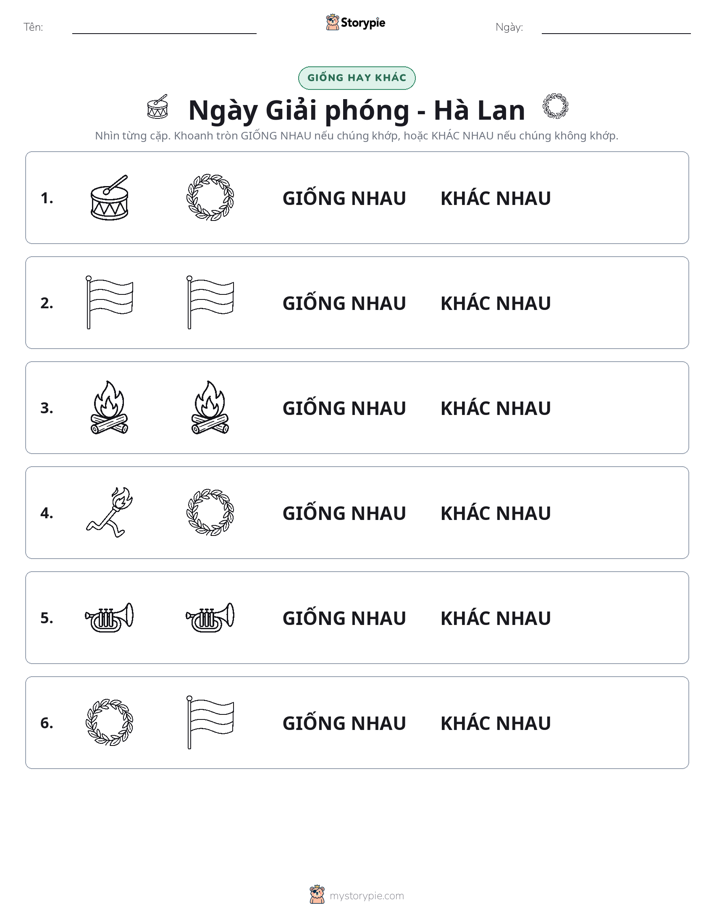 Giống Hay Khác