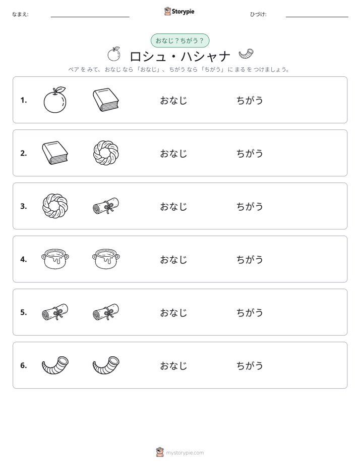 同じか違うか