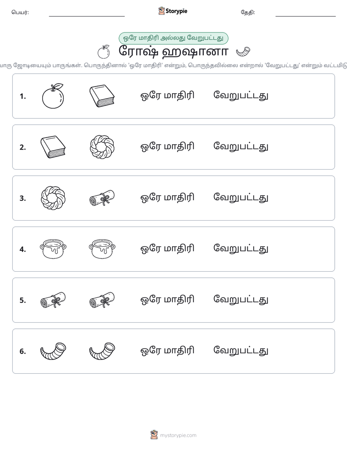 அதே அல்லது மாறுபட்டது