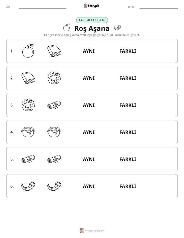 Aynı mı Farklı mı
