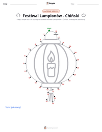 Podgląd drukowalnego arkusza ćwiczeń Festiwal Lampionów - Chiński
