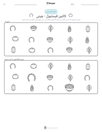لالٹین فیسٹیول - چینی پرنٹ کرنے کے قابل ورکشیٹ کا پیش نظارہ
