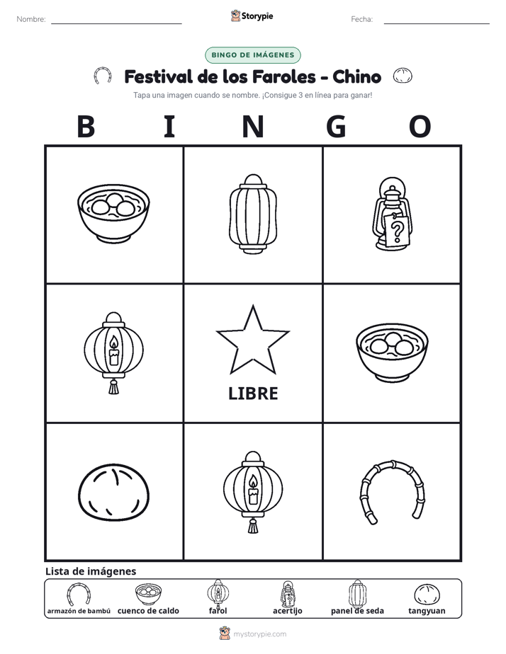 Bingo de Imágenes