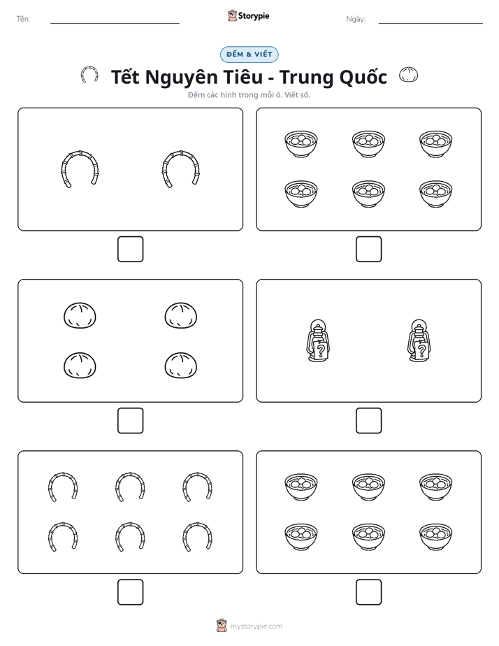 Đếm & Viết