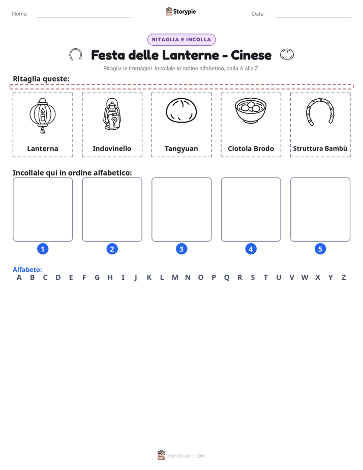 Taglia & Incolla Alfabeto