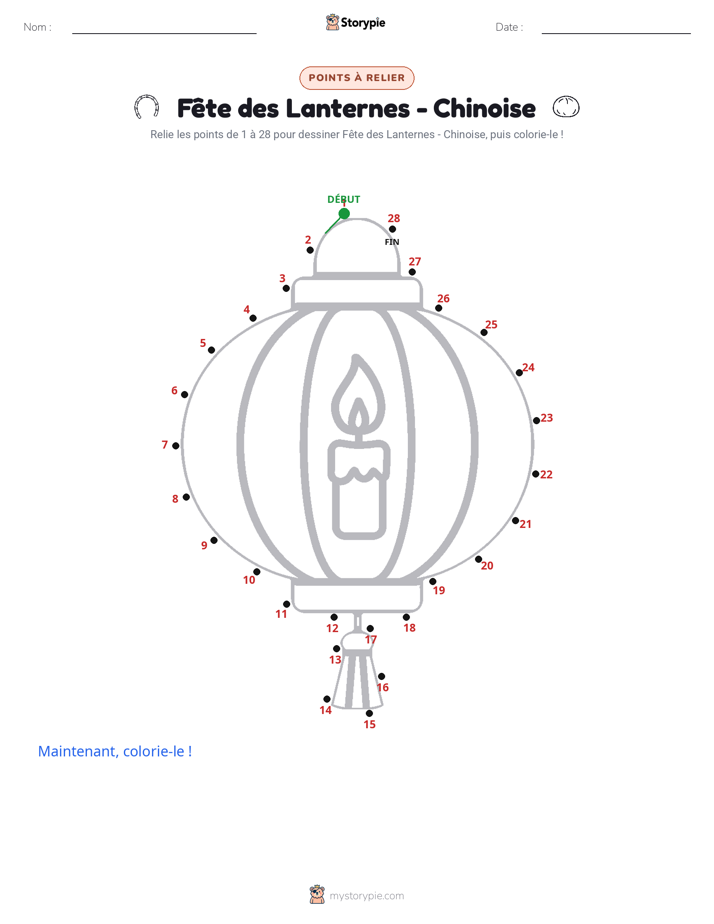 Relie les points