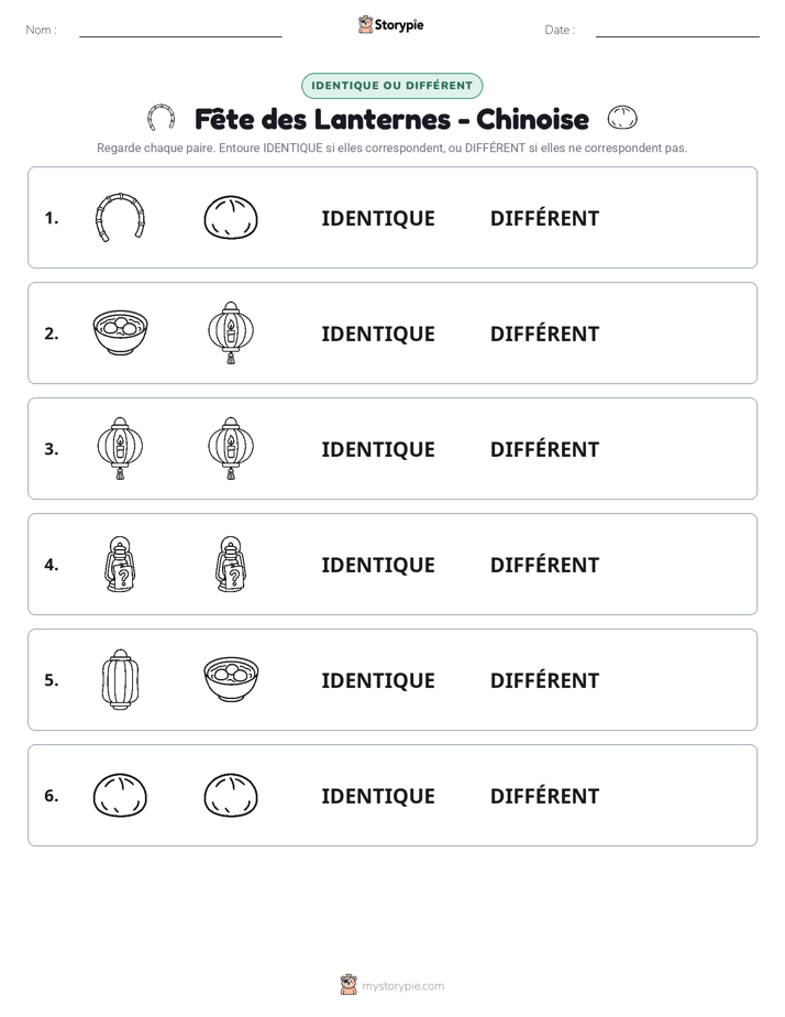 Identique ou Différent