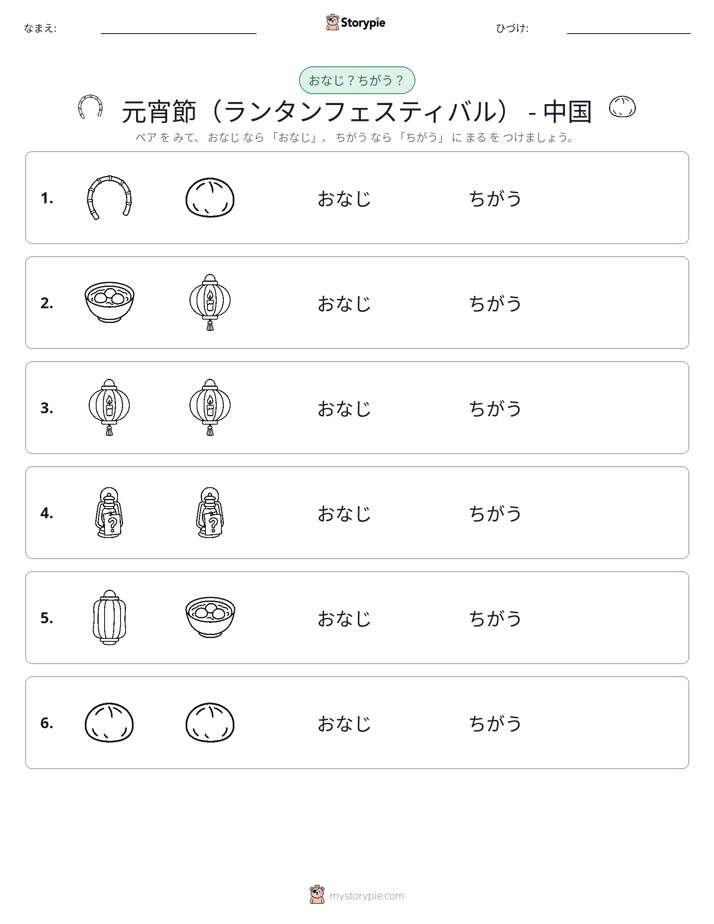 同じか違うか