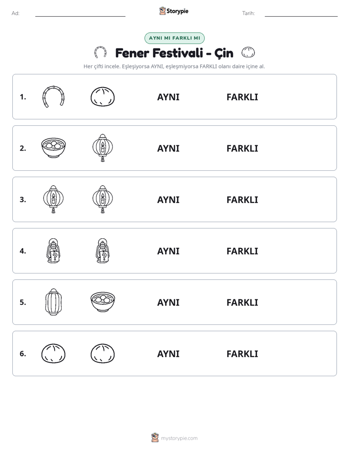 Aynı mı Farklı mı