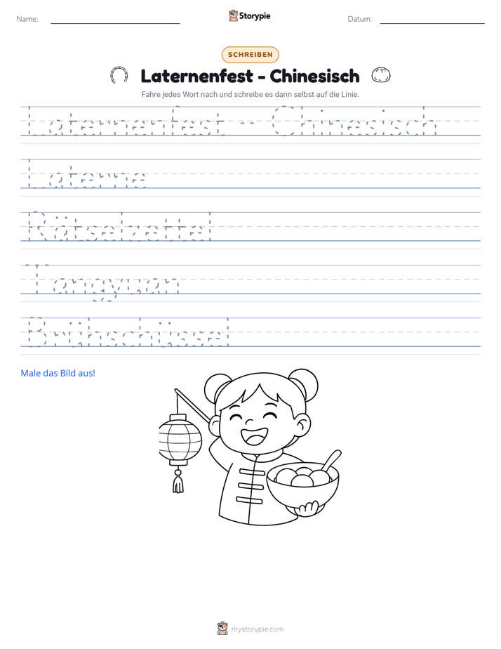 Schreibübung