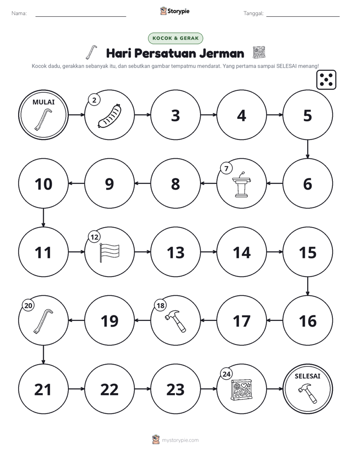 Permainan Gulung & Pindah