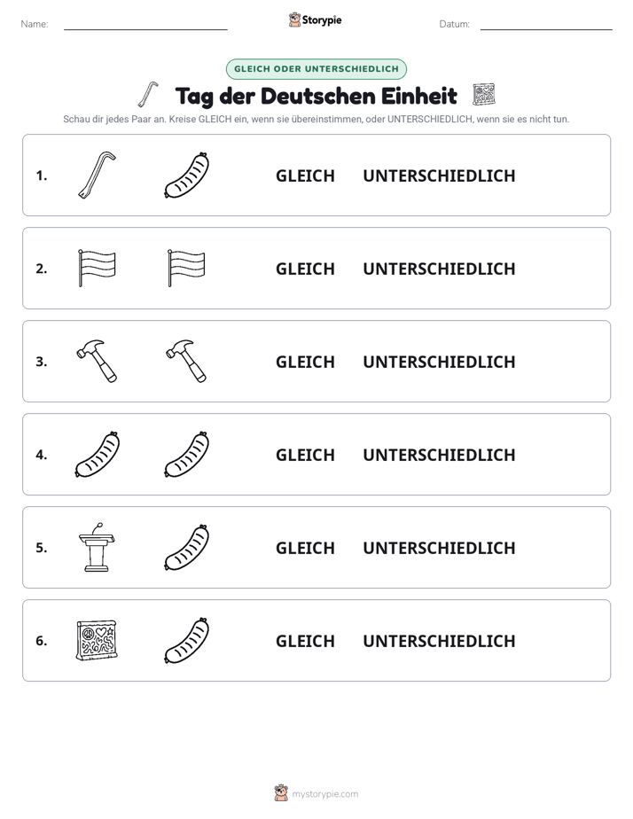 Gleich oder Anders