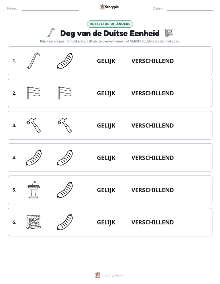 Zelfde of Verschillend