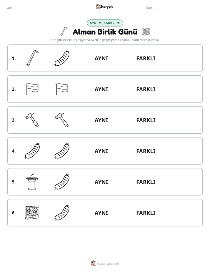 Aynı mı Farklı mı