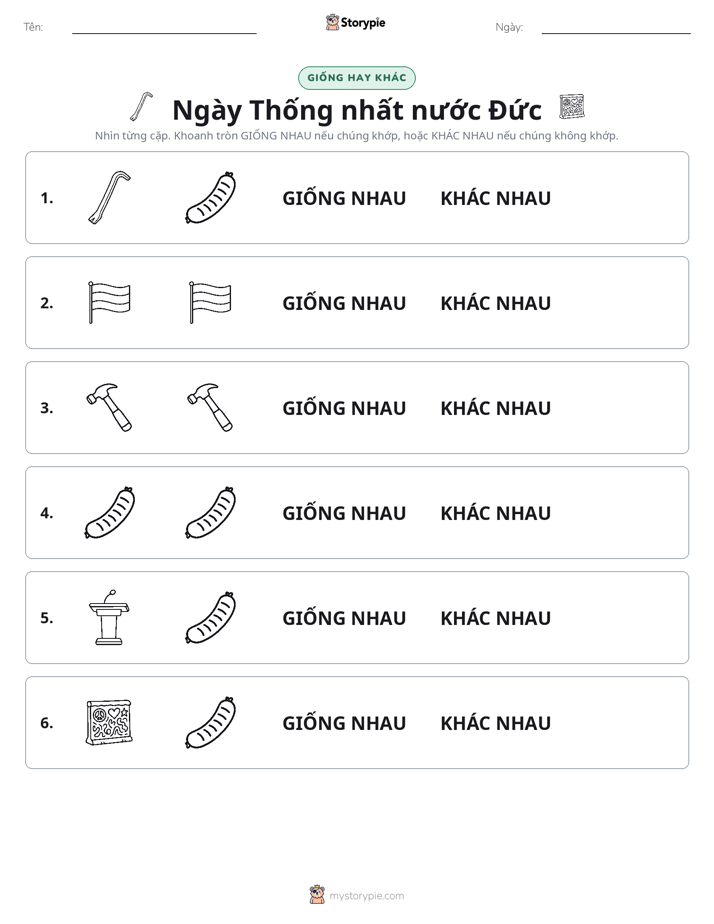 Giống Hay Khác